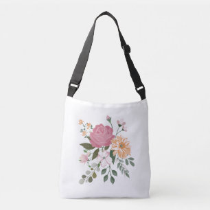 Bolsa Ajustável Flores de aquarela