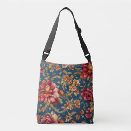 Bolsa Ajustável Flores de Grande Vintagem, Itália, refinadas