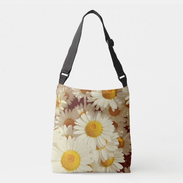 Bolsa Ajustável Flores de margarida venenosa (Frente)