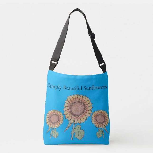 Bolsa Ajustável Flores de sol bonitas (Frente)