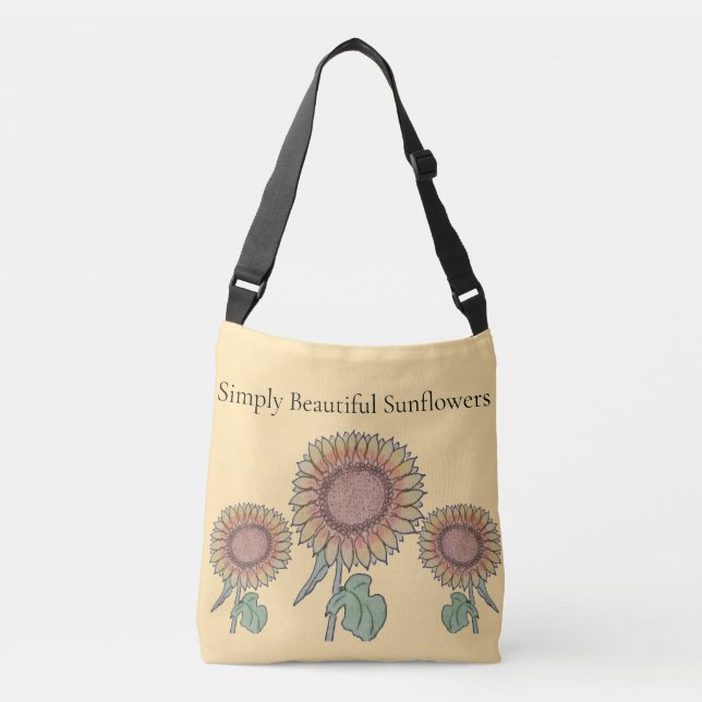 Bolsa Ajustável Flores de sol bonitas (Frente)