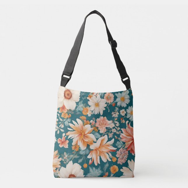Bolsa Ajustável Flores Delicadas Incríveis (Frente)