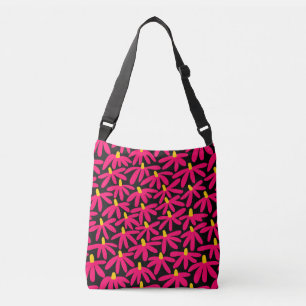 Bolsa Ajustável Flores Estilizadas - Crimson, Amber e Black