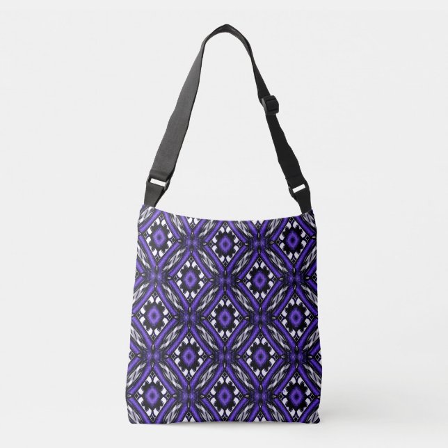 Bolsa Ajustável Flores Geométricas..... (Frente)