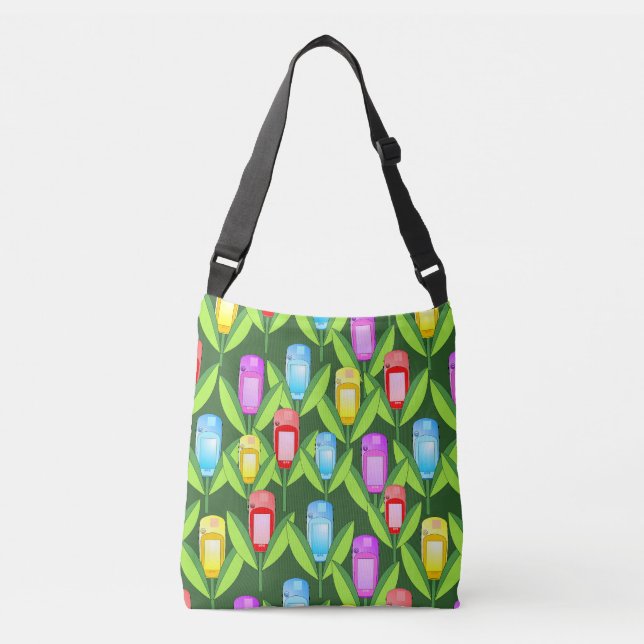 Bolsa Ajustável Flores GPS (Frente)