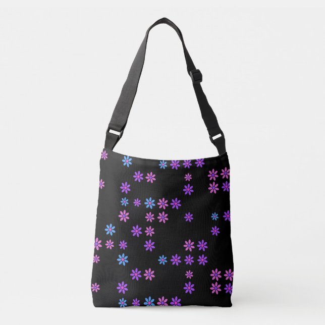 Bolsa Ajustável Flores Retro (Frente)