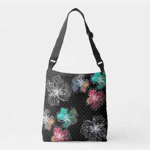 Bolsa Ajustável Flores sem esboços, flores abstrato modernas