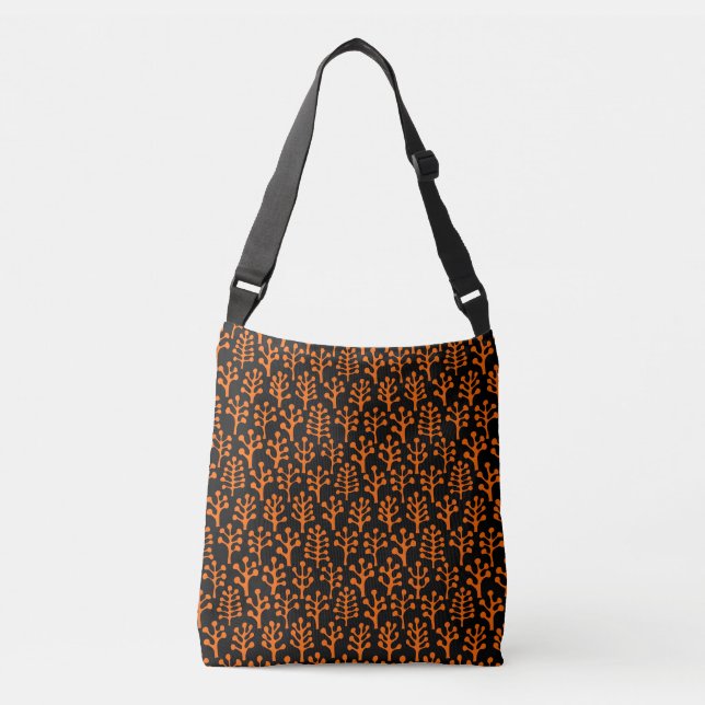 Bolsa Ajustável Floresta 230823 - Laranja em Preto (Frente)