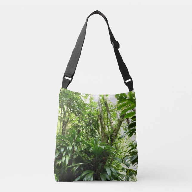 Bolsa Ajustável Floresta Dominicana I Natureza Verde Tropical (Frente)