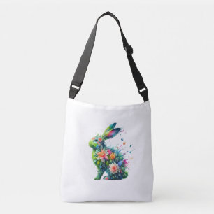 Bolsa Ajustável Flower Power Bunny Rabbit Bag