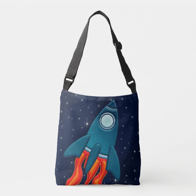 Bolsa Ajustável Foguete espacial (Frente)