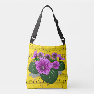 Bolsa Ajustável Folha Amarela Música Puro Floral