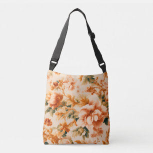 Bolsa Ajustável Folha Floral Castanha-Ouro requintada