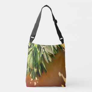 Bolsa Ajustável Folhas botânicas verdes elegantes Ervas frescas co