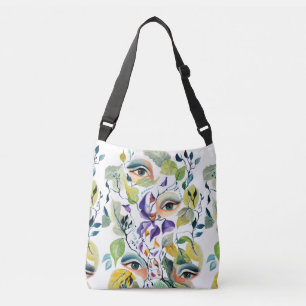 Bolsa Ajustável Folhas Coloridas De Olhos Legais E Elegantes