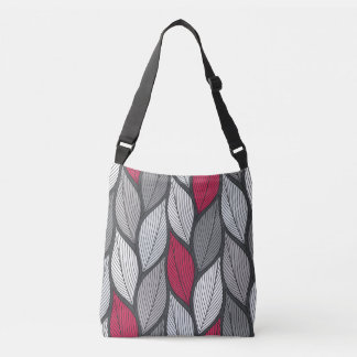 Bolsa Ajustável Folhas coloridas: padrão sem costura desenhado à m