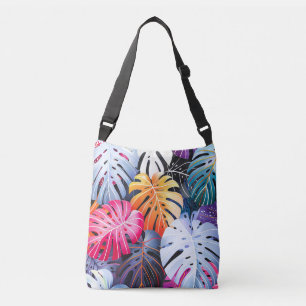 Bolsa Ajustável Folhas de Monstera Tropical de Verão