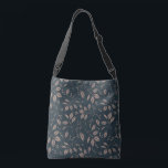 Bolsa Ajustável Folhas e Berries - Castanho Escuro, Scarf Tan<br><div class="desc">Um bolsa do ombro,  concebido com um padrão castanho-folha e cor castanho-bronzeada</div>