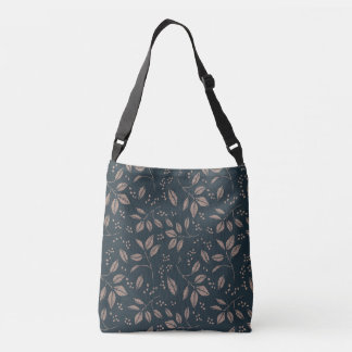 Bolsa Ajustável Folhas e Berries - Castanho Escuro, Scarf Tan