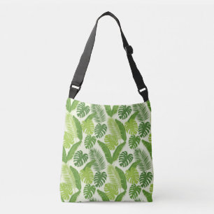 Bolsa Ajustável Folhas Tropicais & Padrão Sem Costura Monstera