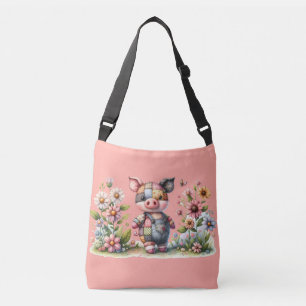 Bolsa Ajustável Folheto de Corda Bonita no Jardim Floral