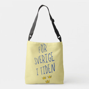 Bolsa Ajustável För Sverige i Tiden Bag, Motto Sueco