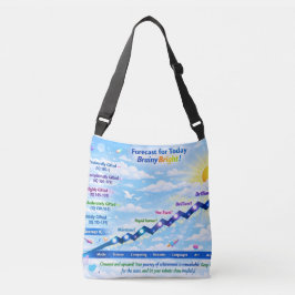 Bolsa Ajustável Forecast for Today: BrainyBright Weather!Tote bags
