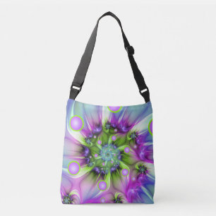 Bolsa Ajustável Formas espirais coloridas, redondas, forma Abstrat