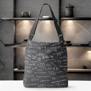 Bolsa Ajustável Fórmulas E Números De Matemática No Quadro-negro