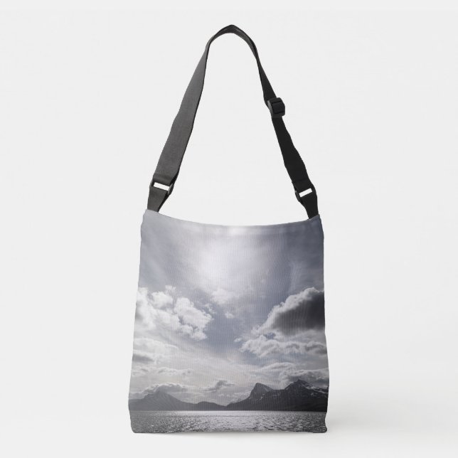 Bolsa Ajustável Foto de Paisagem da Noruega (Frente)