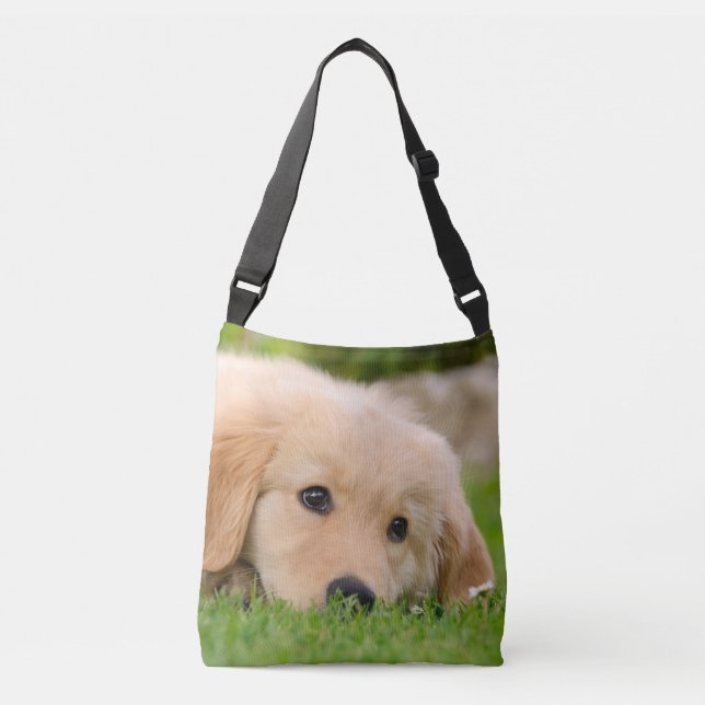 Bolsa Ajustável Foto do cão Cachorro Cachorro - ouro Retriever Cut (Frente)