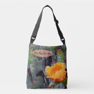 Bolsa Ajustável Foto do Flor do Opuntia Pera Laranja