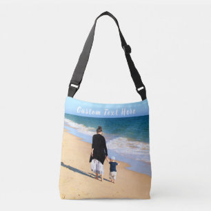 Bolsa Ajustável Foto e texto personalizados - seu próprio Design 