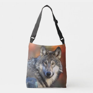 Bolsa Ajustável Fotografia do lobo