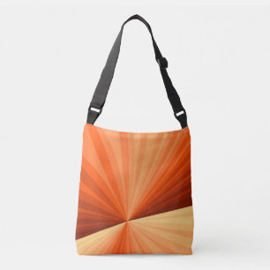 Bolsa Ajustável Fractal Gráfico de Baunilha Vermelha Abstrato Lara
