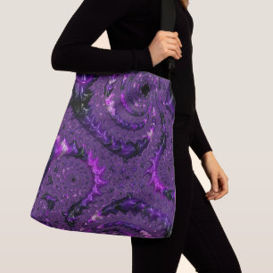 Bolsa Ajustável Fractal Roxo