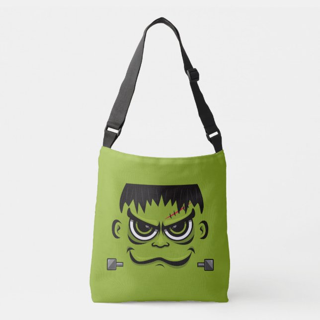 Bolsa Ajustável Frankenstein Halloween Face (Frente)