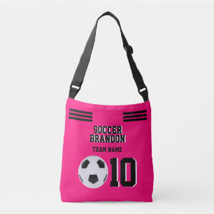 Bolsa Ajustável Fuchia soccer tosbag esportivo monograma a