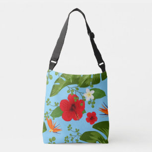 Bolsa Ajustável Fundo das Flores Tropicais 12