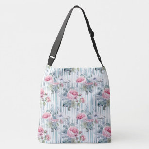Bolsa Ajustável Fundo Floral Rosa Vintage Primavera
