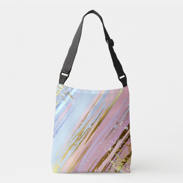 Bolsa Ajustável Fundo Rosa Texturizado (Frente)