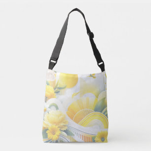 Bolsa Ajustável Fusão Solar: Designs Vibrantes Amarelo & Lima