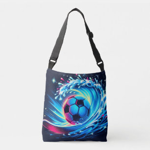Bolsa Ajustável Futebol de Surf de Bola de Onda Oceano Futurista