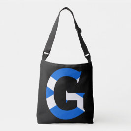 Bolsa Ajustável G Monograma sobreposto à Scottish Flag cbcnt