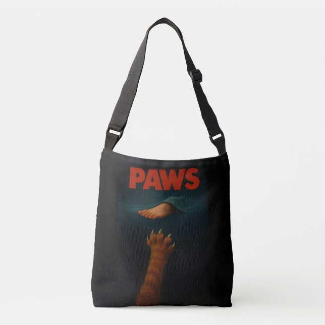 Bolsa Ajustável Gatinho Laranja vs Pé Humano  (Frente)