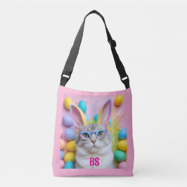 Bolsa Ajustável Gato de Páscoa Whimsso com Ouvidos Coelhinhos