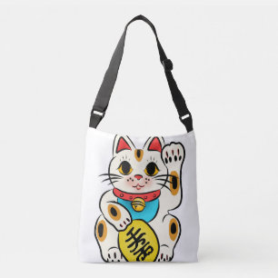 Bolsa Ajustável Gato de sorte japonês maneki neko