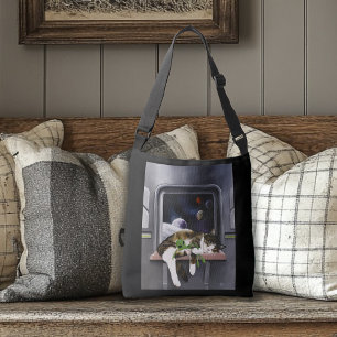 Bolsa Ajustável Gato Espacial Ficha Científica Fi