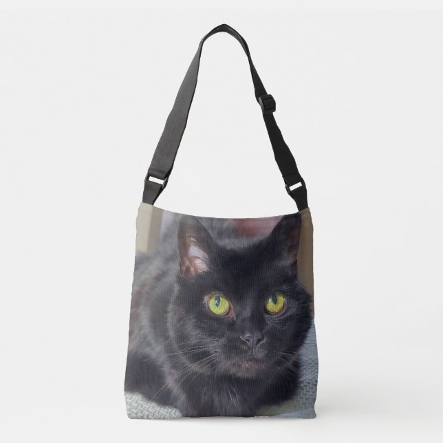 Bolsa Ajustável Gato negro (Frente)