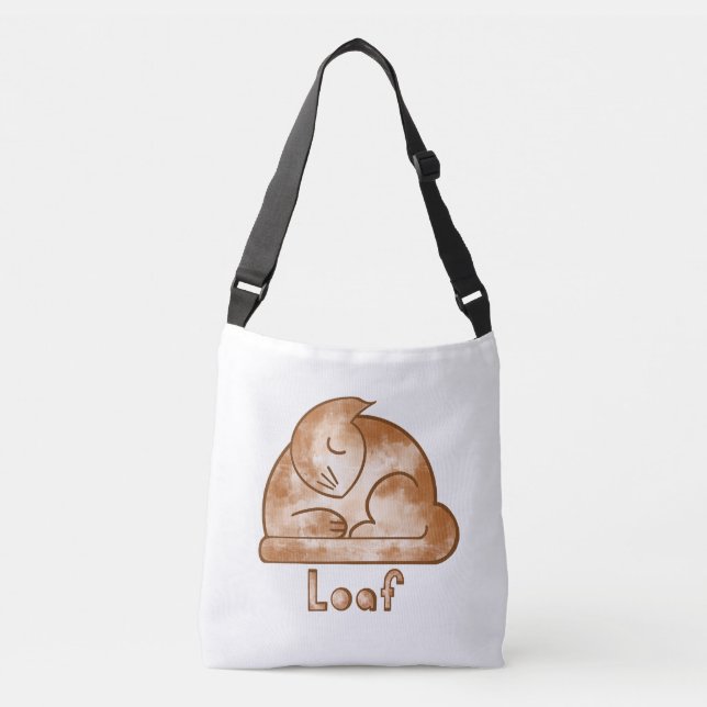 Bolsa Ajustável Gato Pão (Frente)
